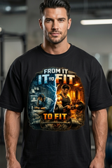 FROM IT TO FIT oversized t shirt