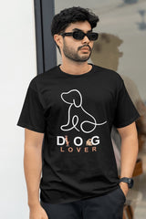 Dog Lover Black T Shirt