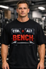 CTRL + ALT + BENCH Oversized Gym T-Shirt