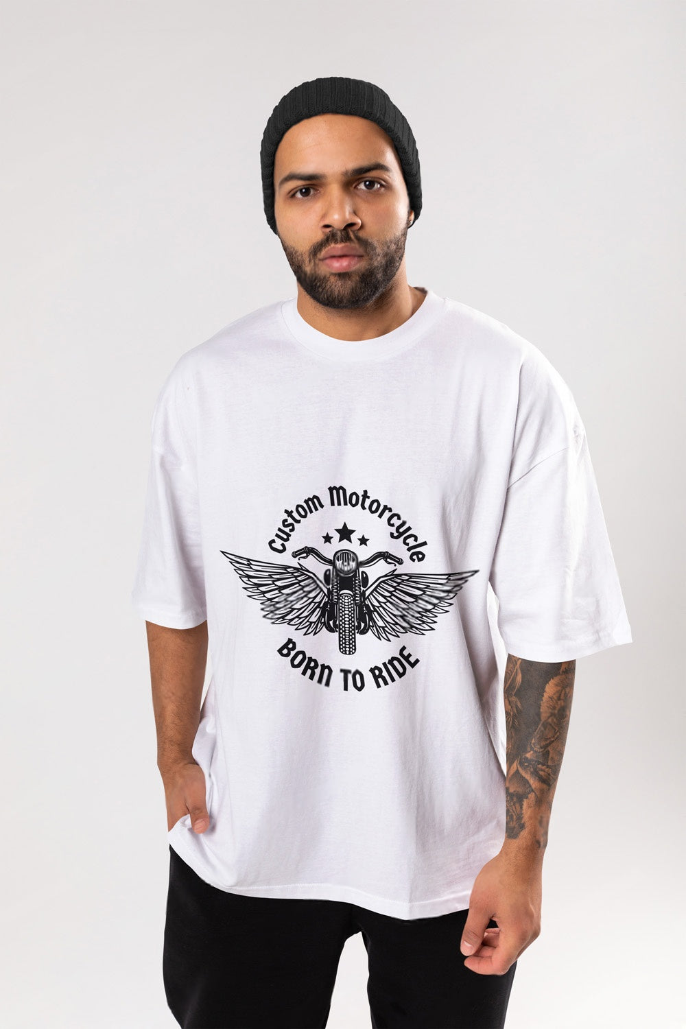 Born to Ride Oversized T Shirt