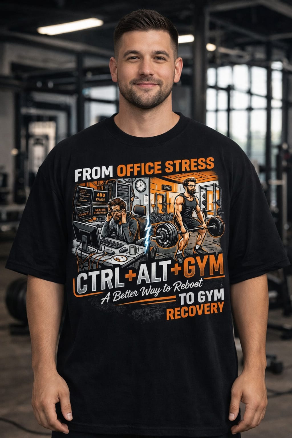 FROM OFFICE STRESS Oversized T-Shirt