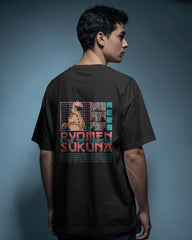 King Of Curses JJK Stones Oversized T Shirt